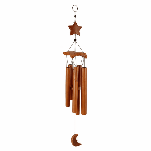 Carillon Bambou Étoile et Lune